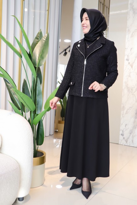 AHİ TÜVİT CEKETLİ ETEKLİ TAKIM 11157