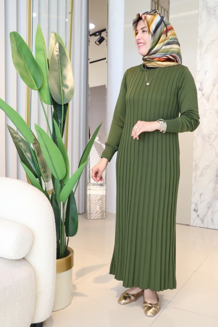 ARMİNE TREND MERSERİZE ELBİSE 25KT901