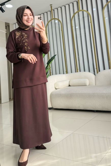 AYŞE AKAY NAKIŞLI ETEKLİ TAKIM 9745