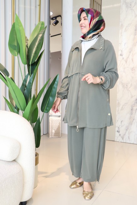 AYŞE AKAY ŞALVARLI PİKE TAKIM 9735