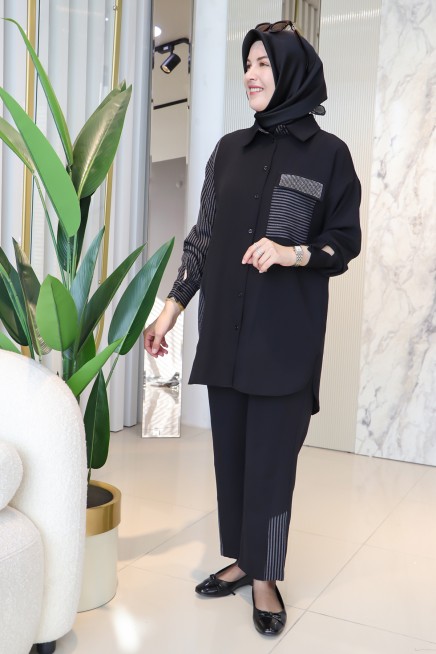 BELLİ PANTOLONLU TAKIM K25A6003