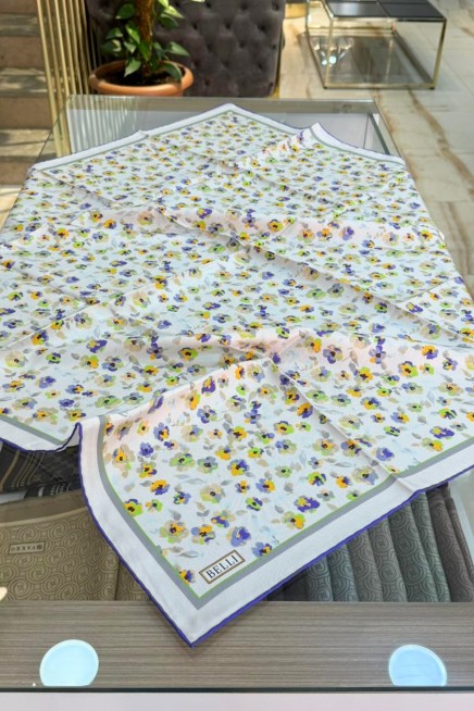 BELLİ SAF İPEK EŞARP 4028D