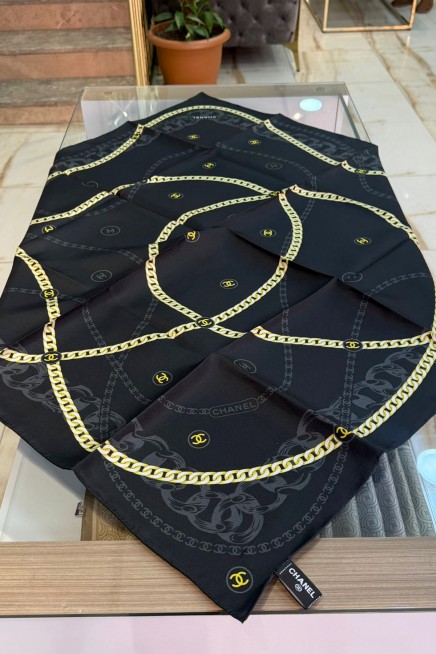 CHANEL ZİNCİR BASKILI İTHAL EŞARP 1003