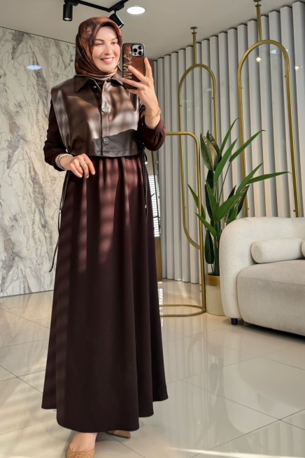 ÇINAR ÖZKAN ÇITÇITLI ELBİSE 2255