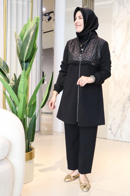 ÇINAR ÖZKAN FİLELİ PANTOLONLU TAKIM 2242