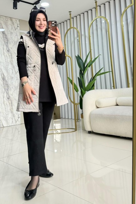 ENDİVA BELİ BÜZGÜLÜ KAPİTONE TAKIM 18802