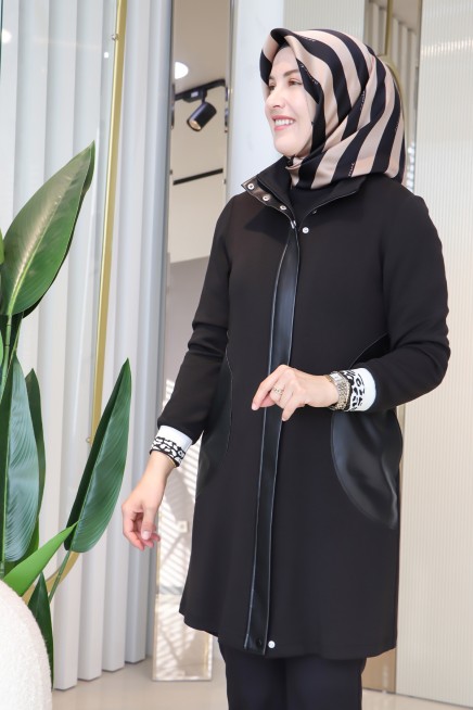 ESSWAAP FERMUAR KAPAMALI DERİ DETAYLI GİYÇIK  2524355