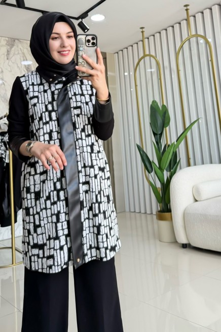 ESSWAAP FERMUAR KAPAMALI DESENLİ GİYÇIK 2524350