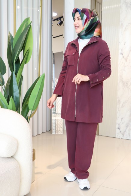 ESSWAAP KOL DÜĞME DETAY PANTOLONLU TAKIM 2627142