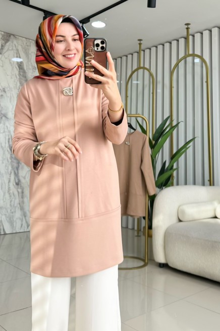 ESSWAAP ÖN BRONŞ DETAYLI TUNİK 2621608