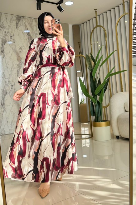 ESSWAAP ÖZEL BASKILI ELBİSE 2623444