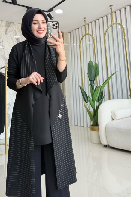 ESSWAAP ŞAL YAKALI İÇ DIŞ TAKIM 2427471