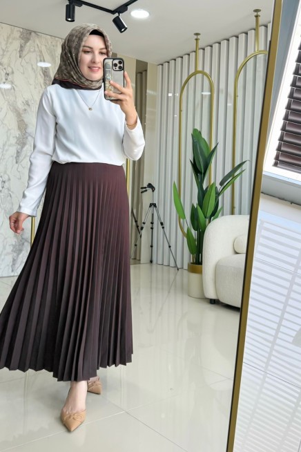 FAMELİN PLİSELİ ETEK 8940