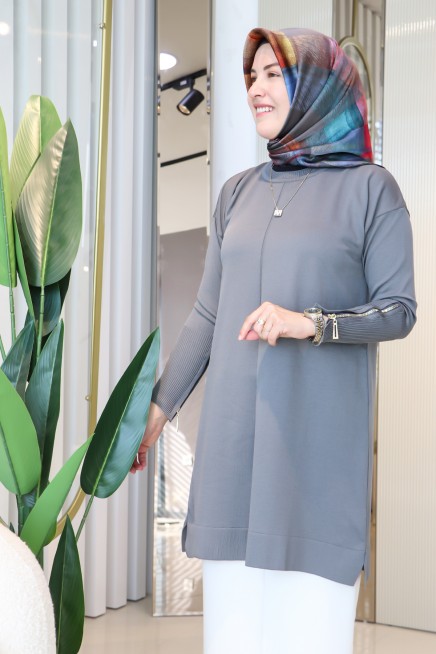 KADO KOL FERMUAR DETAYLI TRİKO TUNİK 2725017