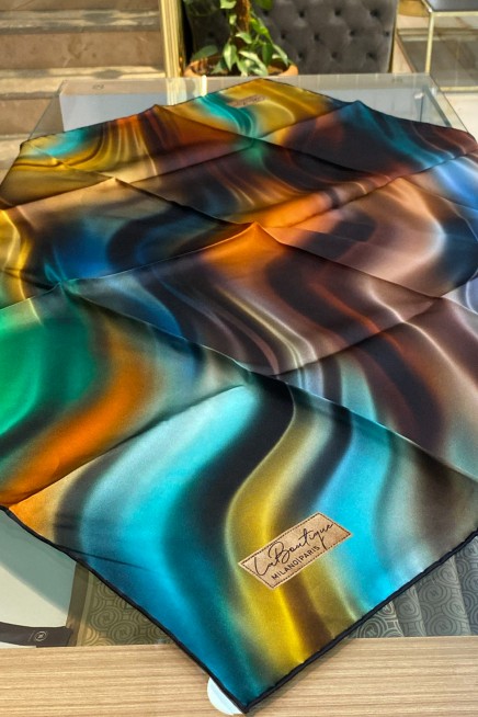 LA BOUTİQUE 2024-2025 İLKBAHAR YAZ SURA İPEK EŞARP Z03