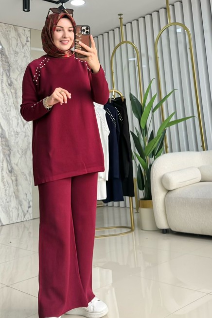 MARCHA TAŞ DETAYLI PANTOLONLU TAKIM 30209