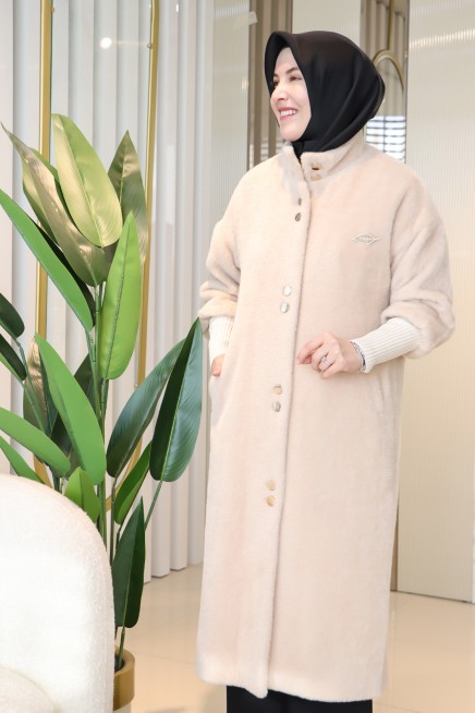 MARCHA UZUN ANGORA KABAN 10837