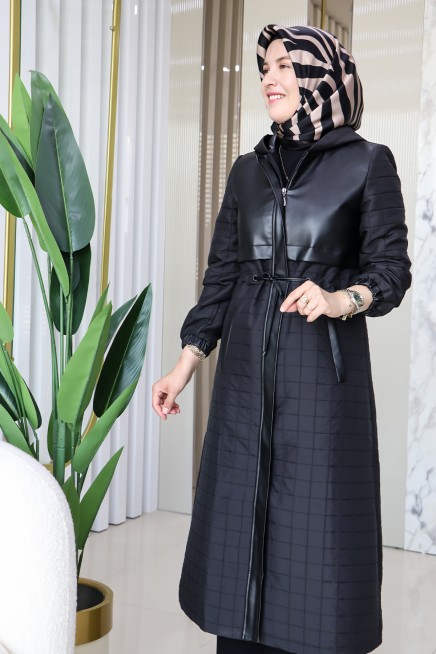 MELİH DERİ DETAYLI KAP 43168