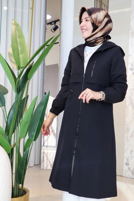 MELİH FERMUARLI TRENÇ 3506