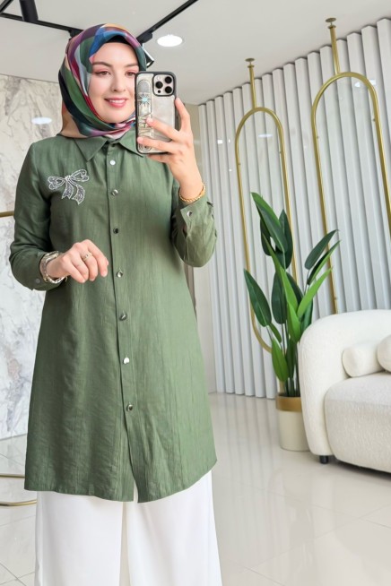 MELİH FİYONK DETAYLI TUNİK 6040