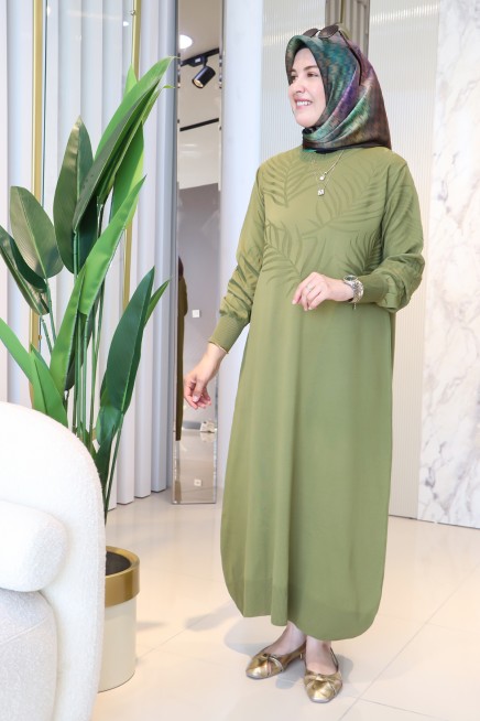 MELİH MERSERİZE ELBİSE  35258