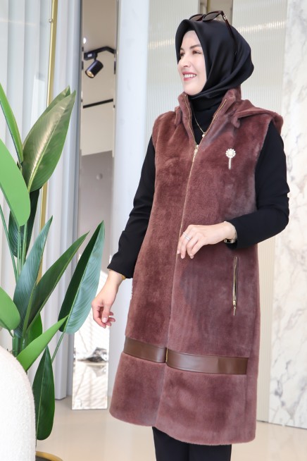 NAR-I AŞK ANGORA YELEK 4984