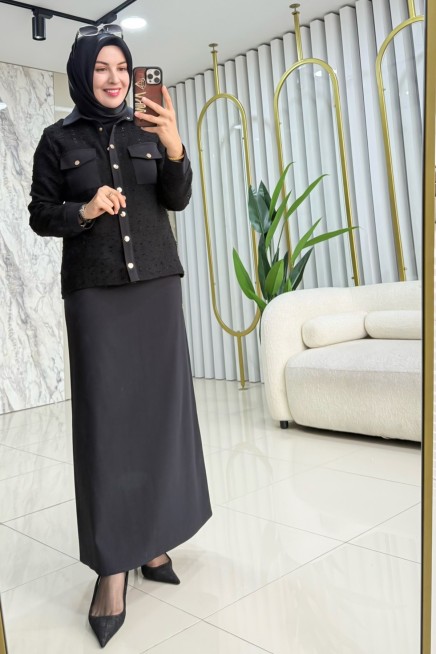 NAR-I AŞK CEPLİ ETEKLİ TAKIM 4954