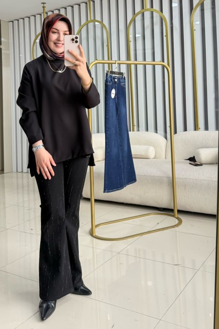 NOŞHE İSPANYOL TAŞLI PANTOLON 4591