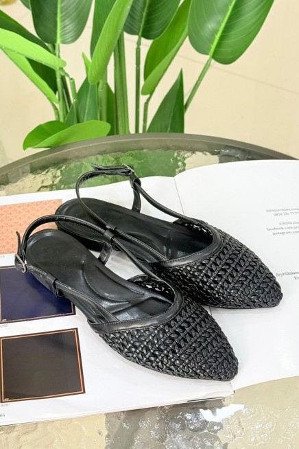 ÖRGÜ MODEL ARKA AÇIK AYAKKABI PM386