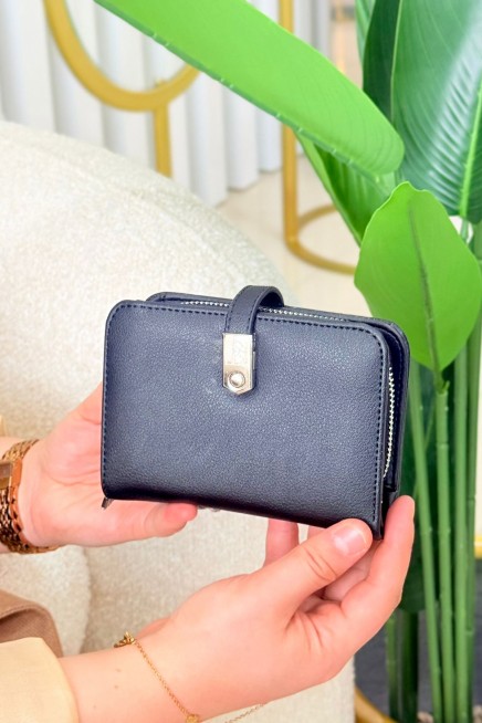 SOSELA ÖN KİLİT DETAY ÇOK GÖZLÜ CÜZDAN 56-4037