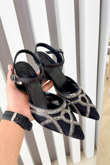 TAŞLI TOPUKLU AYAKKABI PM07