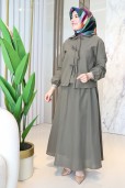ARMİNE ÖN BAĞCIK DETAY ETEKLİ TAKIM 25Y6049