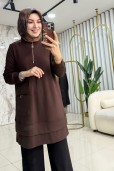 ARMİNE TREND CEP DETAYLI FERMUARLI TUNİK 25KT463
