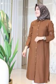 ARMİNE TREND DÜĞME DETAYLI TUNİK 25YT4142