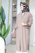 ARMİNE TREND FERMUARLI HIRKA 25KT557