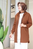 ARMİNE TREND YAKA AKSESUARLI GİYÇIK 25KT448