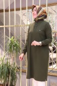 ARMİNE YAKA FERMUAR TUNİK 24KT436