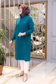 ARMİNE YAKA FERMUAR TUNİK 24KT436