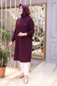 ARMİNE YAKA FERMUAR TUNİK 24KT436