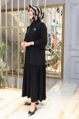AYŞE AKAY BRONŞLU ELBİSE 9658