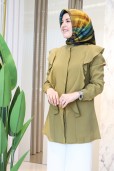 AYŞE AKAY FIRFIRLI GÖMLEK 9718