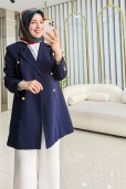 AYŞE AKAY KRUVAZE BLAZER CEKET 9685