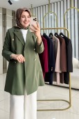 AYŞE AKAY KRUVAZE BLAZER CEKET 9685