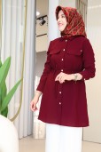 BELLİ PELERİN DETAYLI TUNİK 25K4001