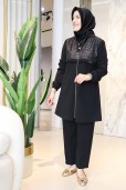 ÇINAR ÖZKAN FİLELİ PANTOLONLU TAKIM 2242