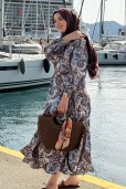 ESSWAAP DESENLİ ELBİSE 2623435