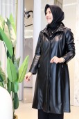 ESSWAAP KAPİŞONLU İÇİ SUET KAPLI DERİ KAP 2529026