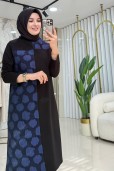 ESSWAAP ŞÖNİL KUMAŞ ÇİÇEK DESEN GARNİLİ ŞIK TUNİK 2521402