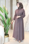 FREE MOOD BEL BÜZGÜLÜ ELBİSE 25090