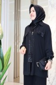 GİZEMLİ MODA ŞİFON PULP. İKİLİ TAKIM 1401